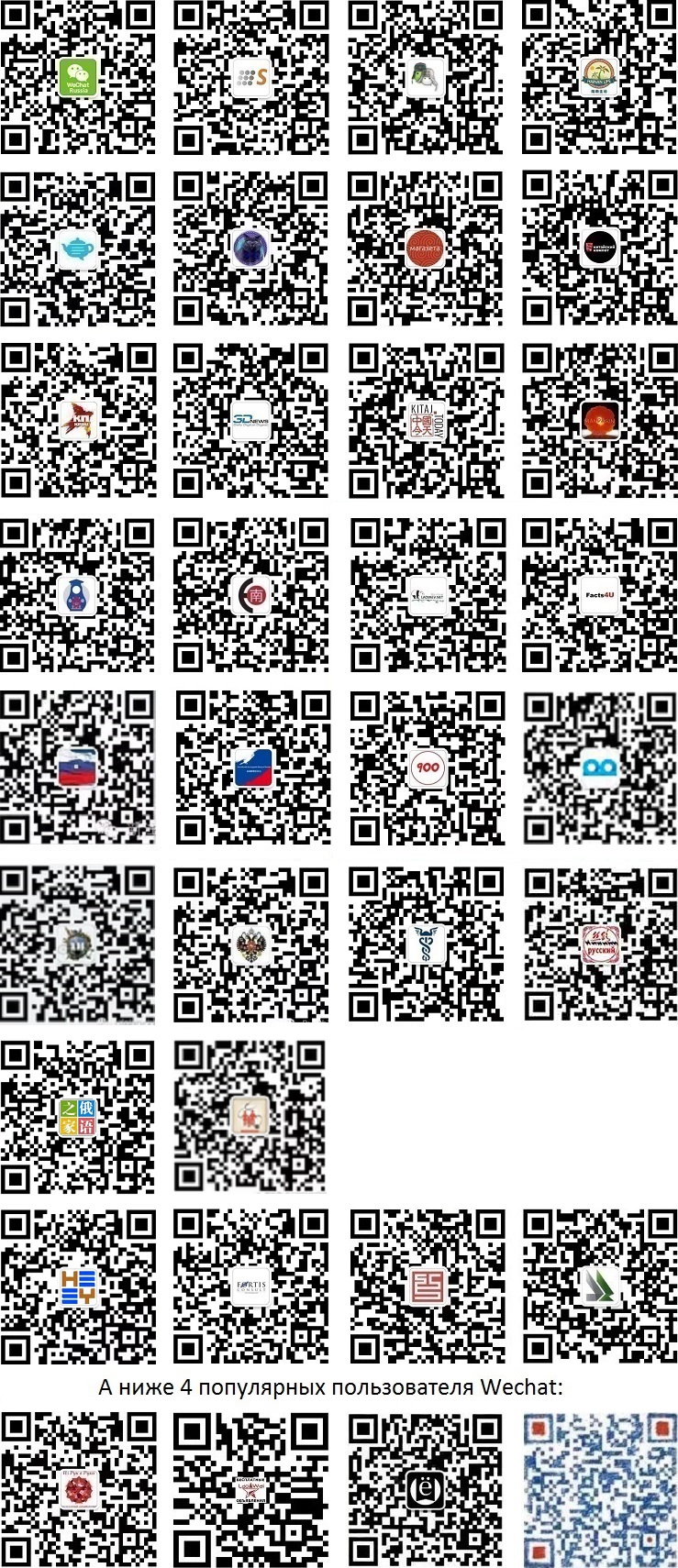!!!Russian official account Wechat